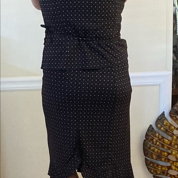 Ann Taylor Dresses & Skirts - ❌GIFTED❌NWOT Ann Taylor Loft Petites • 2 piece set Pink/Blush Polka Dots SP